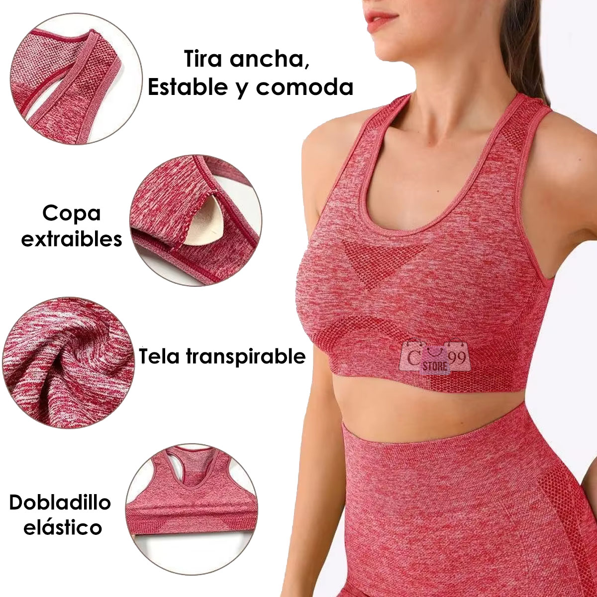 Miniatura 3 de Conjunto Deportivo Short y Top  3x2